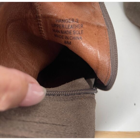Jeffrey Campbell Hanger Gray Suede Booties Sz. 8 - Picture 8 of 8